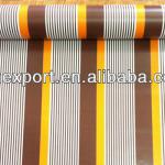 outdoor pvc striped awning fabric