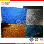 100% virgin Ge Lexan solid polycarbonate sheet/ polycarbonate/diamond enbossed sheet - window skylight gates, roof, panels YM-DEPC-001