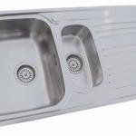 100x50 1,5 Bowl Stainless Steel Kitchen Sink (DE157) DE157