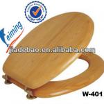 18Inch MDF Pine Soild Wooden Fumigate Certification Toilet Seat W-401