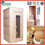 1m*1m*2.05m Spruce wooden material mini sauna room 1m*1m sauna house