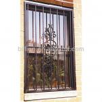 2012 china manufacturer hebei factory forged iron window safety grills design forged iron window safety grills