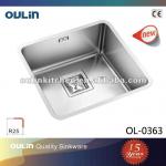 2012 stainless steel sink undermount corner kitchen sinks (OL-0363) OL-0363