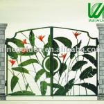 2013 new metal gate design with big leave WH-132A