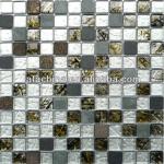2013 New products silver and painting glass mosaic for backsplash tile wholesale