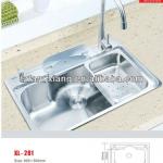 2013new single bowl stainless steel kitchen sink xl-281