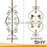 2014 China Supplier Baluster Wrought Iron Square Twisted Patterned Assembly for Closing Design SHY-D057 SHY-D058