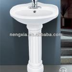 22 inch sanitaryware lavabo with pedestal Z008