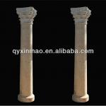 300cm high Henan yellow marble columns HX-CO9009