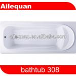 (308) hotal project built in best acrylic bathtub 308