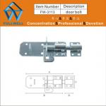 6&quot; zinc plated steel heavy duty door pad bolt FW-3113
