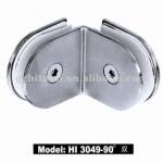 90 angle fixed stainless steel glass clamp HI-3049 3049