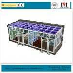 aluminium glass house with thermal break aluiminium energy saving glass HOUSE01