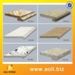 Artificial marble molded vanity tops for bathroom Aoli artificial marble