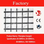 asphalt coated biaxial fiberglass geogrid TGS-B-50-50,TGS-B-100-100,