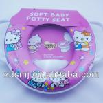 BABY SOFT TOILET SEAT WITH HANDLE 12&quot;