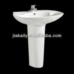 Bathroom washing basin ceramic sink big pedestal basin JKL-B204