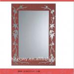 beautiful design with double coated paint mirror ZC-6519