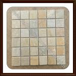 beige slate stone mosaic 305X305mm