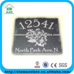 black slate house signs/stone house sign/slate address sign SBBJ-