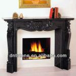 black stone fireplace mantel,marble fireplace mantel FP1