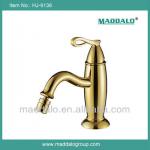 Brass golden polish classical bidet tap HJ-9136