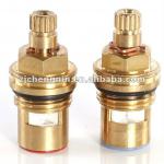 Brazil G1/2 thread ceramic disc red and blue Sealing Gasket brass headwork, brass spline,brass faucet cartridge CN003