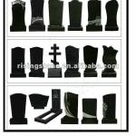 China Black Granite Monument for Russian Market RS-M106