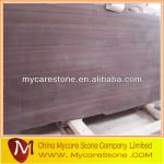 China Cheapest interior purple wood sandstone Purple wood sandstone
