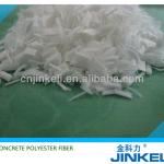 China Jinkeli 100% polyester concrete fiber A010