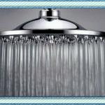 Chrome Bathroom Rain Shower Head Fixed Overhead Round Shower Head SHC001