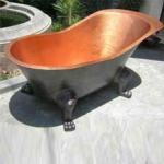 copper bathtub with dragon legs CB-008