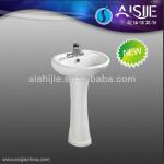 D601 Bathroom Ceramic Sanitary Ware Vanity Pedestal Basin/Wash Basin India Sink D601