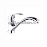 Deck Mounted Brass Kitchen Sink Tap, Chrome Finish, 360 Degree Turn X13122