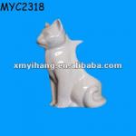 Dog shaped porcelain toilet brush holder MYC2318