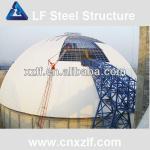 Dome space frame coal storage cover