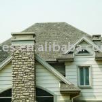 Double layer butimen shingle Standard-colorful bitumen shingle