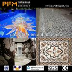 factory certified decorative personized design colorful glass mosaic carpet PFM 015