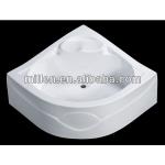 fan-shaped middle lever acrylic shower tray TR