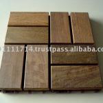FlexDeck Premium Outdoor Brazilian Wood Decking Tile Cordoba