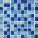 foshan 4mm thickness blue swimming pool tiles S303