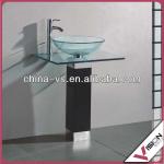 glass bathroom sink,glass bathroom vanity vs-6067