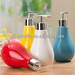 glazed colorful ceramic foam soap dispenser SN5491