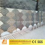 granite fan shaped paving stone Granite fan shaped paving stone