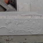 Handmade China White Marble Relievo/Relief Stone Relievo