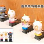 Happy sheep and grey wolf door stopper PH-DS-0032