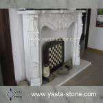 High Quality Indoor Marble Fireplace Natural Marble Fireplace