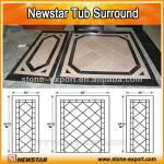 High quality tub surround marble tub surround Natural stone tub surround 001