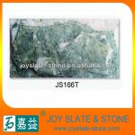 Hot sale natural green quartz mushroom stone look wall paneling JS166T