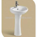hot sale sinks washbasin with pedestal 2048 D2048B